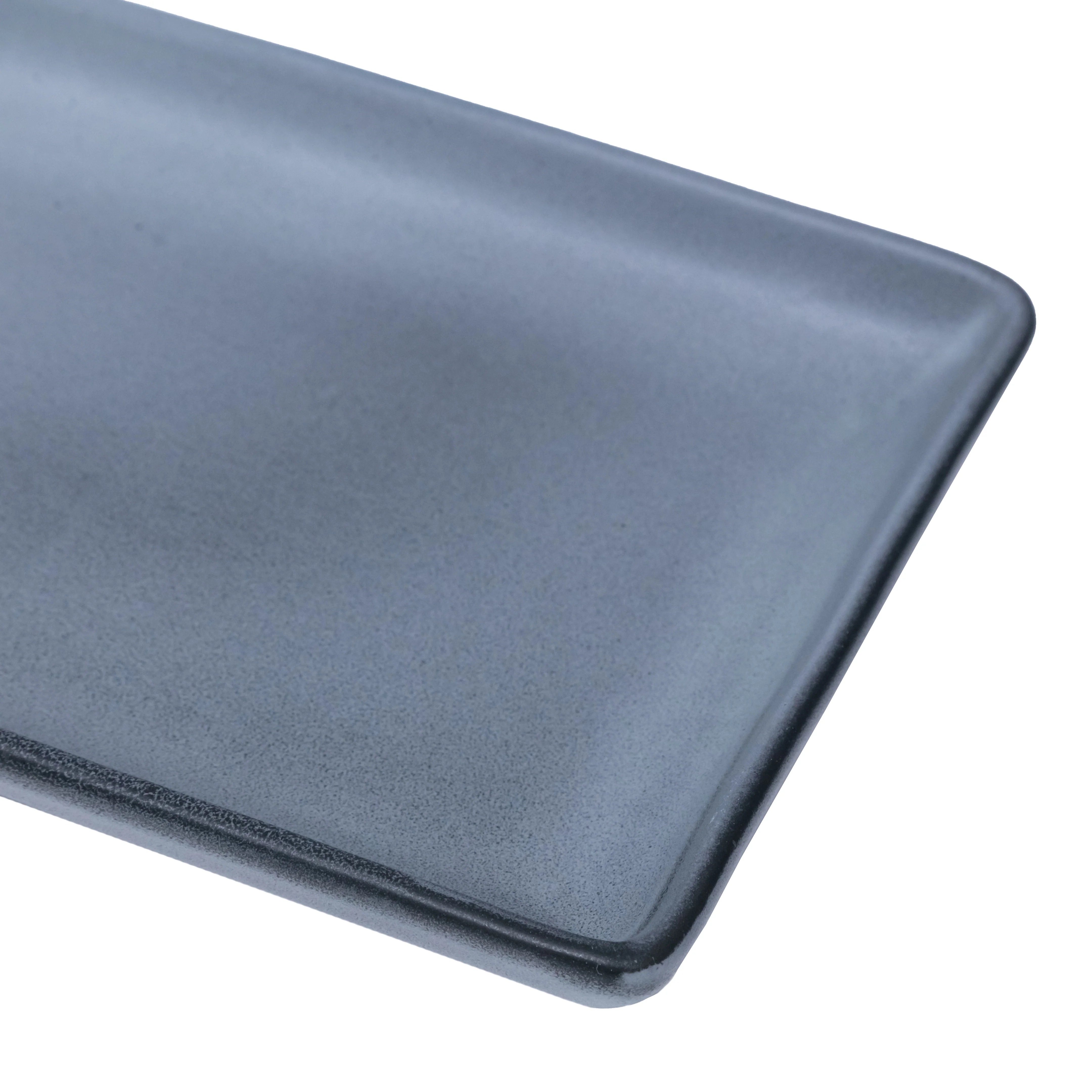 Charola Rectangular 25 X 15 cm | Gris Denali Mate - Image 3