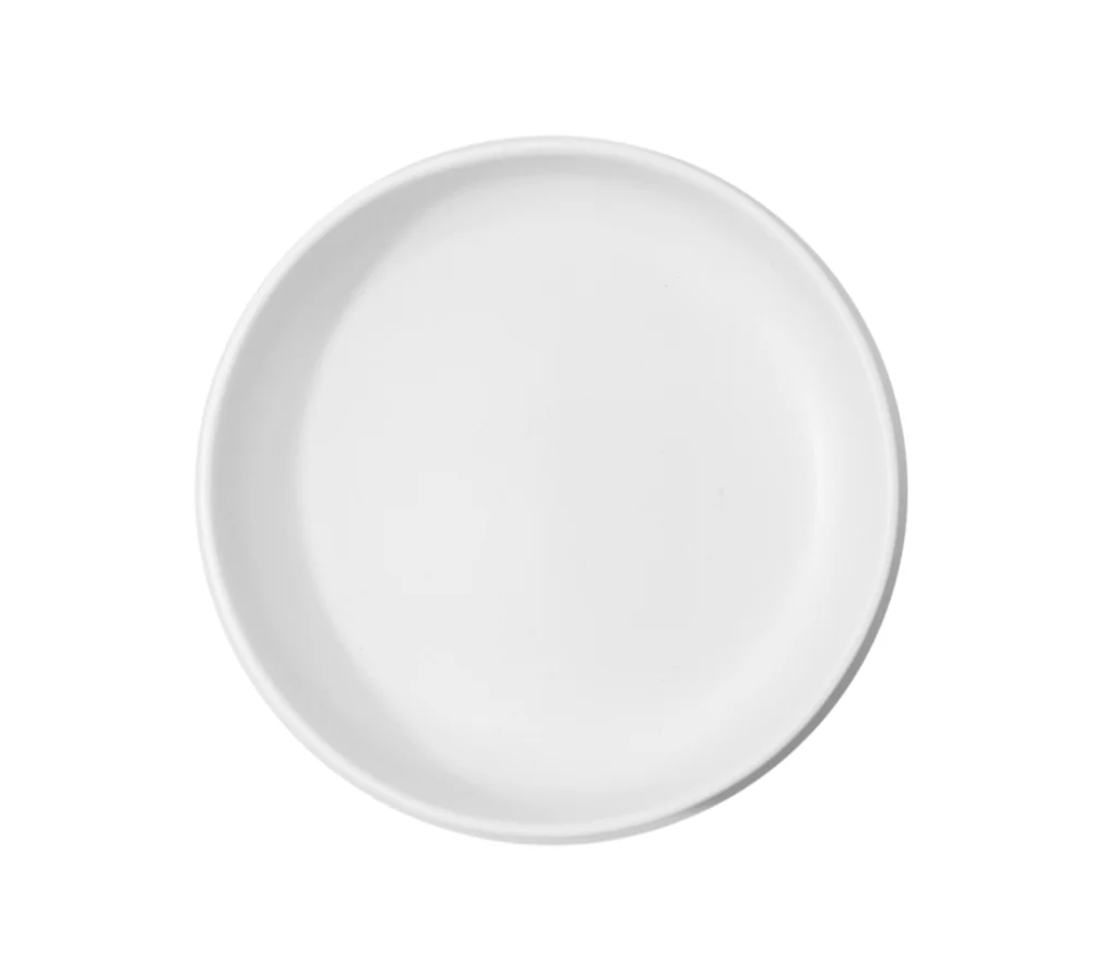 Plato Hondo Ensenada Blanco Mate 20 cm | Mediterráneo