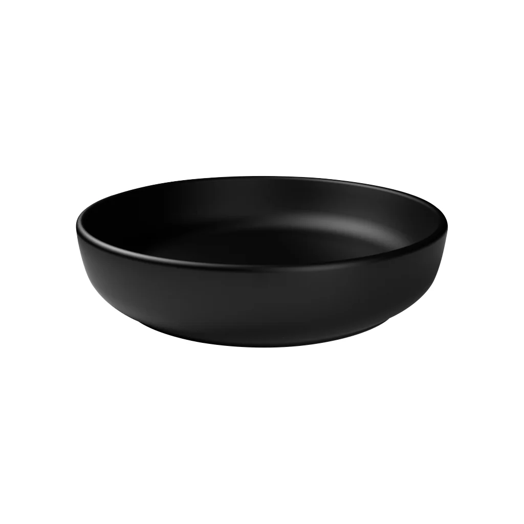 Plato Hondo Ensenada Negro Mate 27 cm | Mediterráneo - Image 2