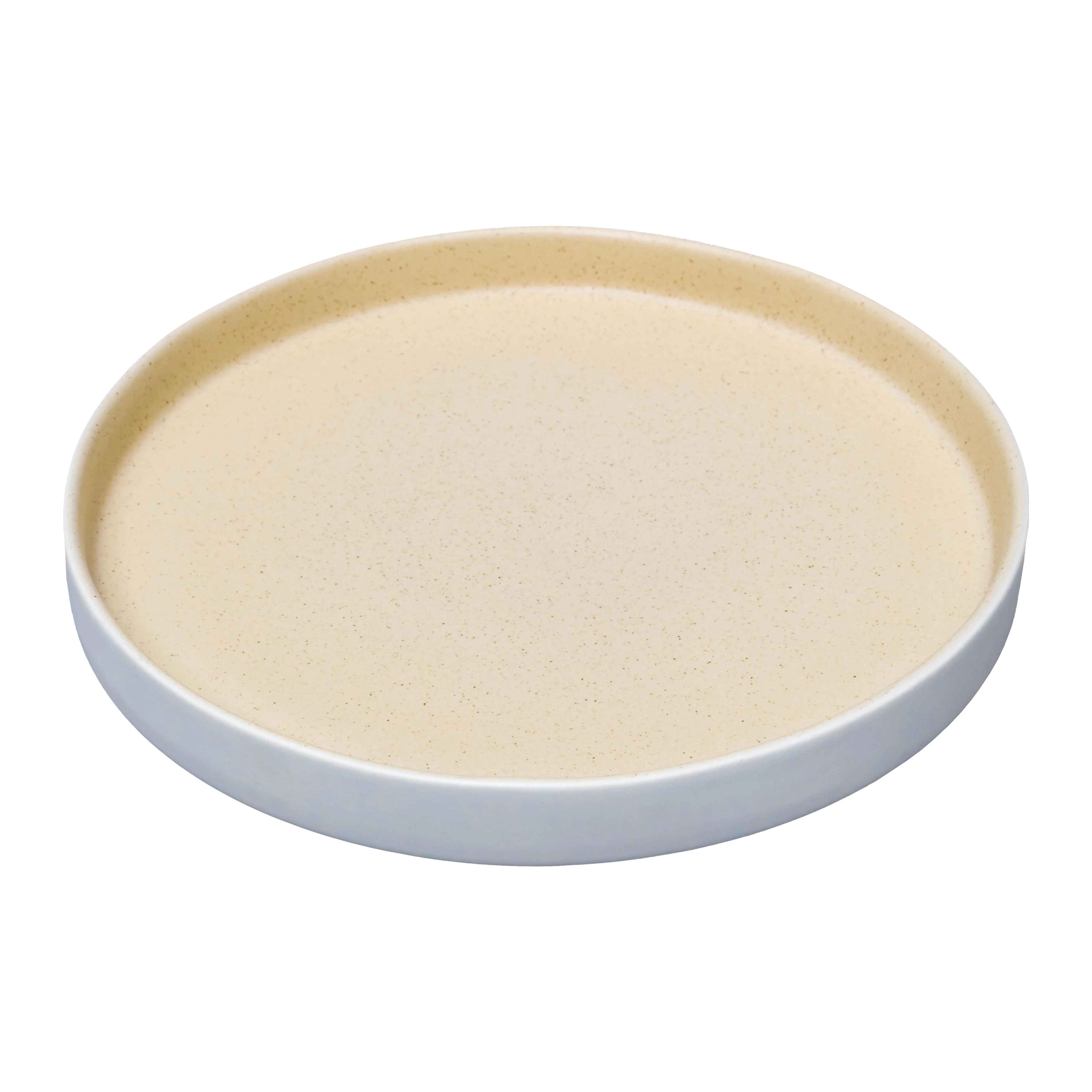 Plato Trinche Arena Mate/Blanco Mate 27 cm | Mediterráneo - Image 2