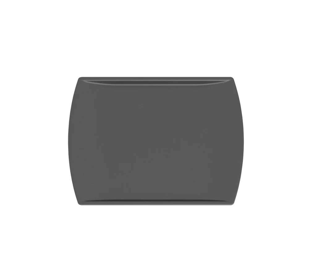 Caja de 6 piezas de Charola #5 Negro Mate 24.5 x 17.5 cm | Sedona