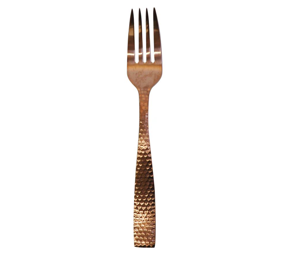 Set de 6 piezas Tenedor Europeo 20 cm | Parma Gold Rose