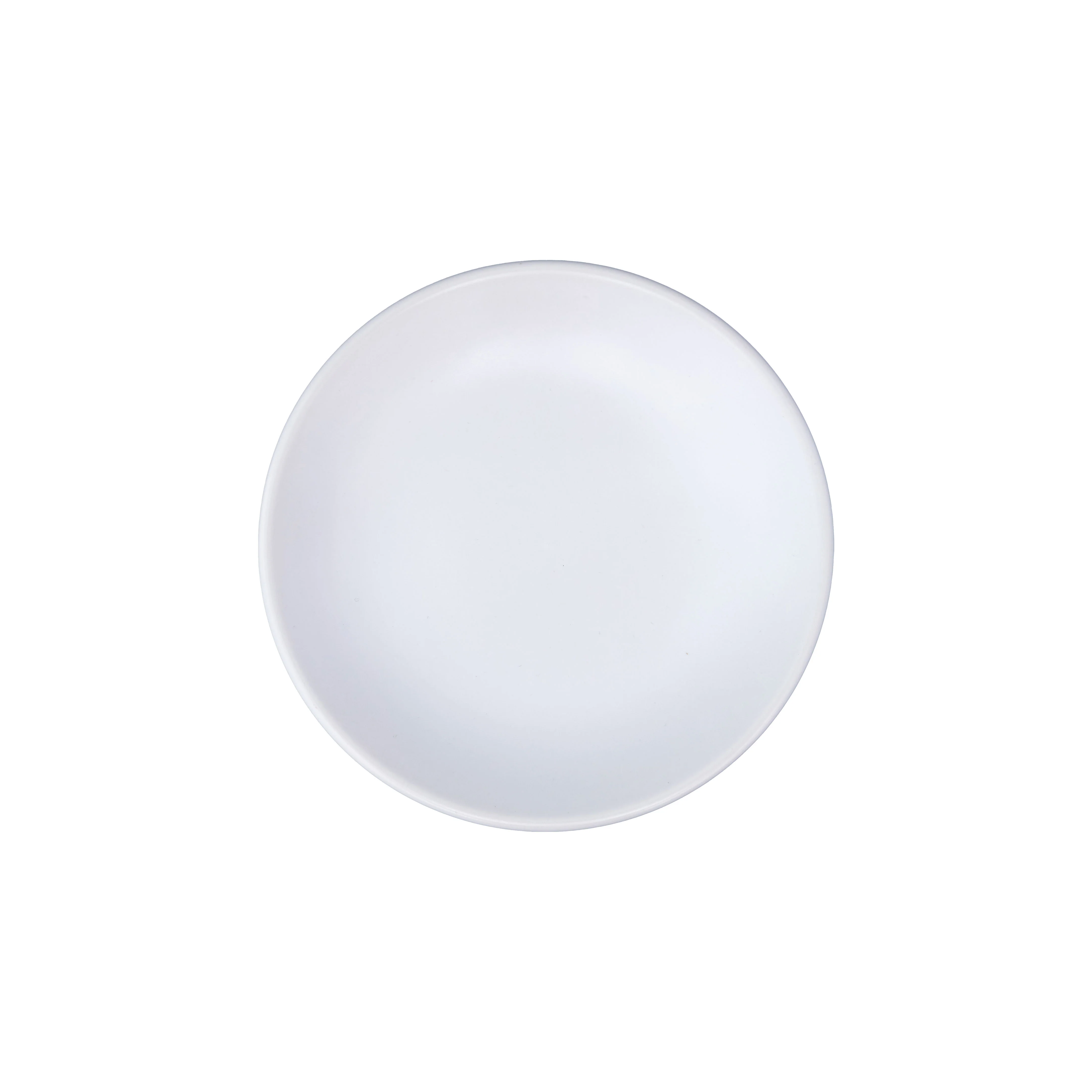 Plato Trinche 15 cm Sin Relieve Blanco Mate | Chena