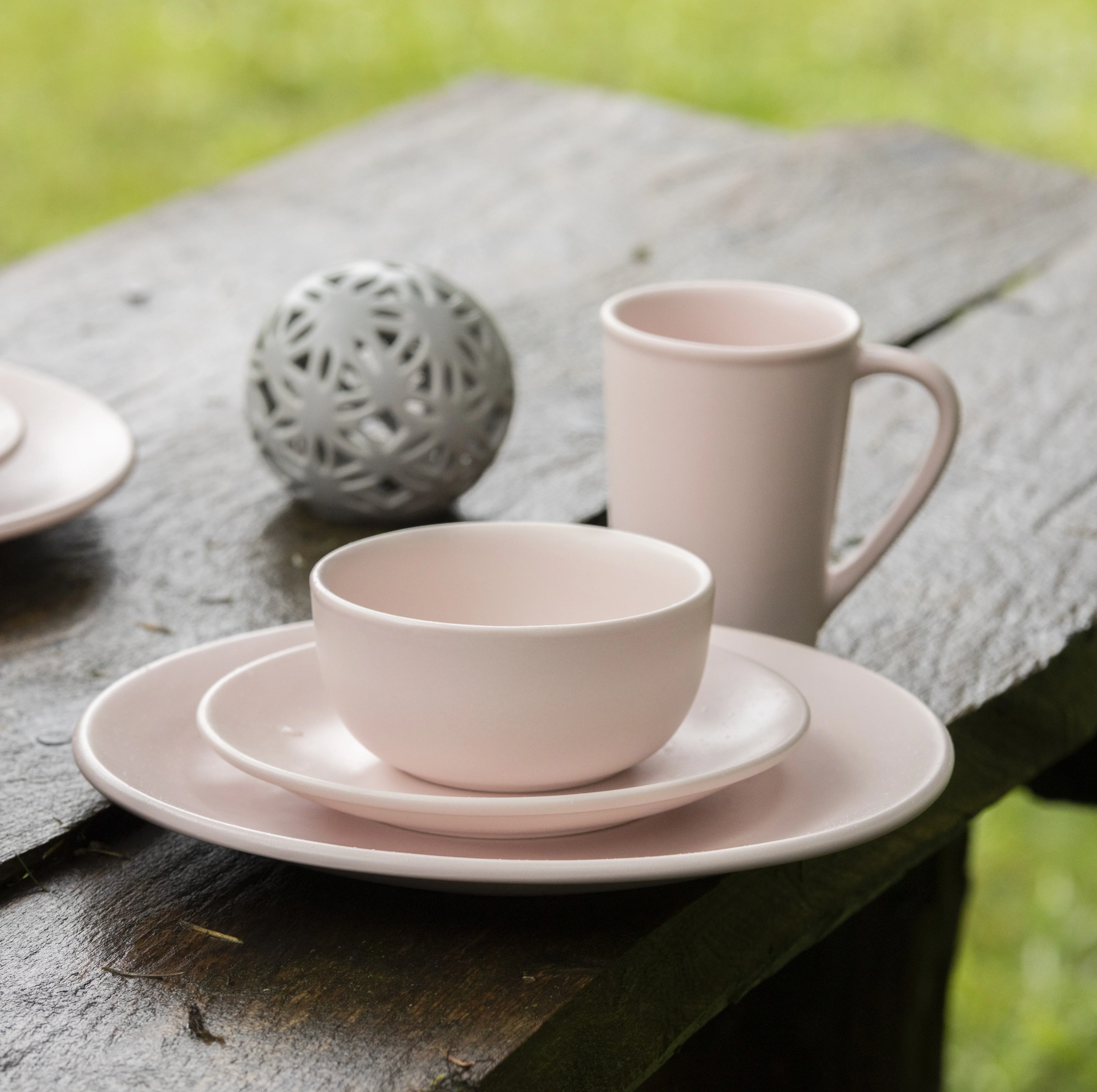 Plato Trinche 19 cm Chena Sin Relieve | Soft Pink Rosa Mate - Image 5