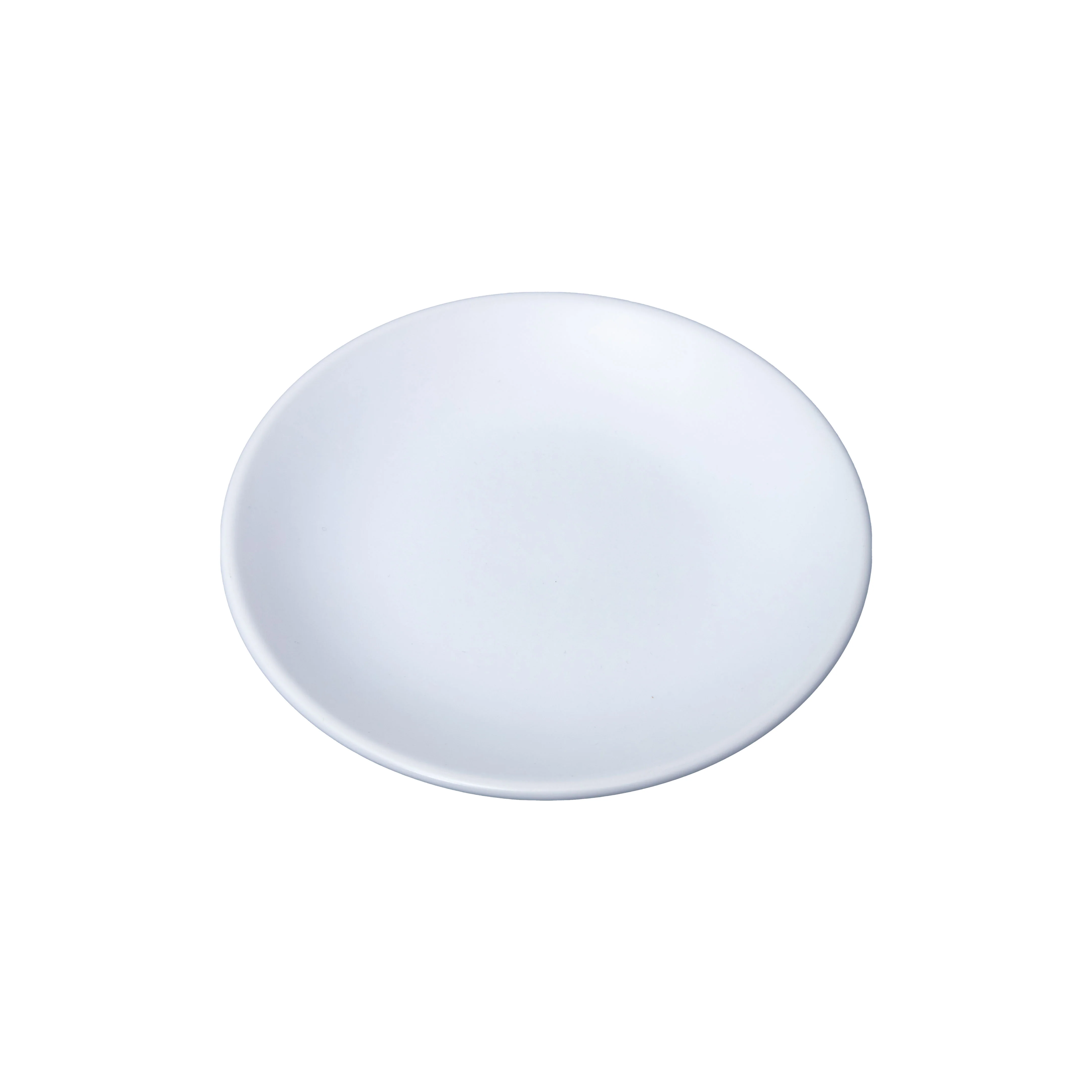 Plato Trinche 19 cm Sin Relieve Blanco Mate | Chena - Image 3