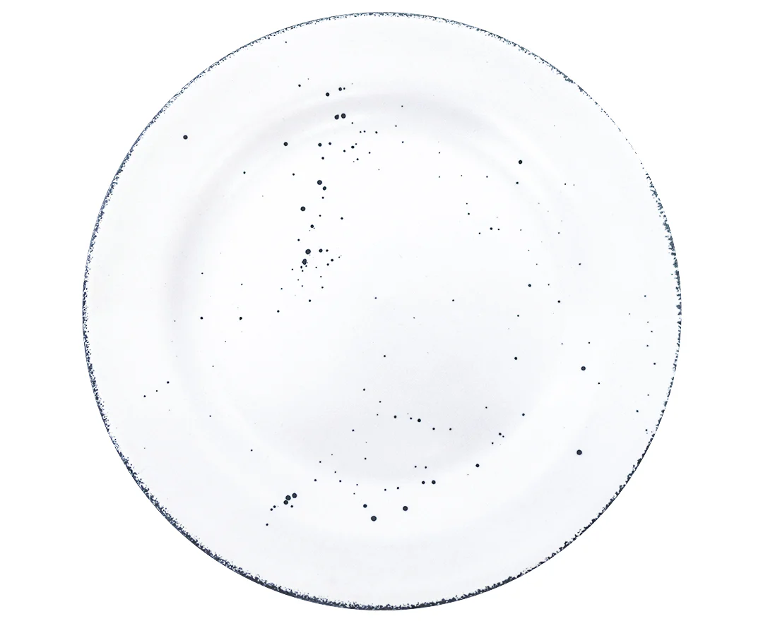 Plato Trinche Anfora Negro Mate de 28 cm | Brisa