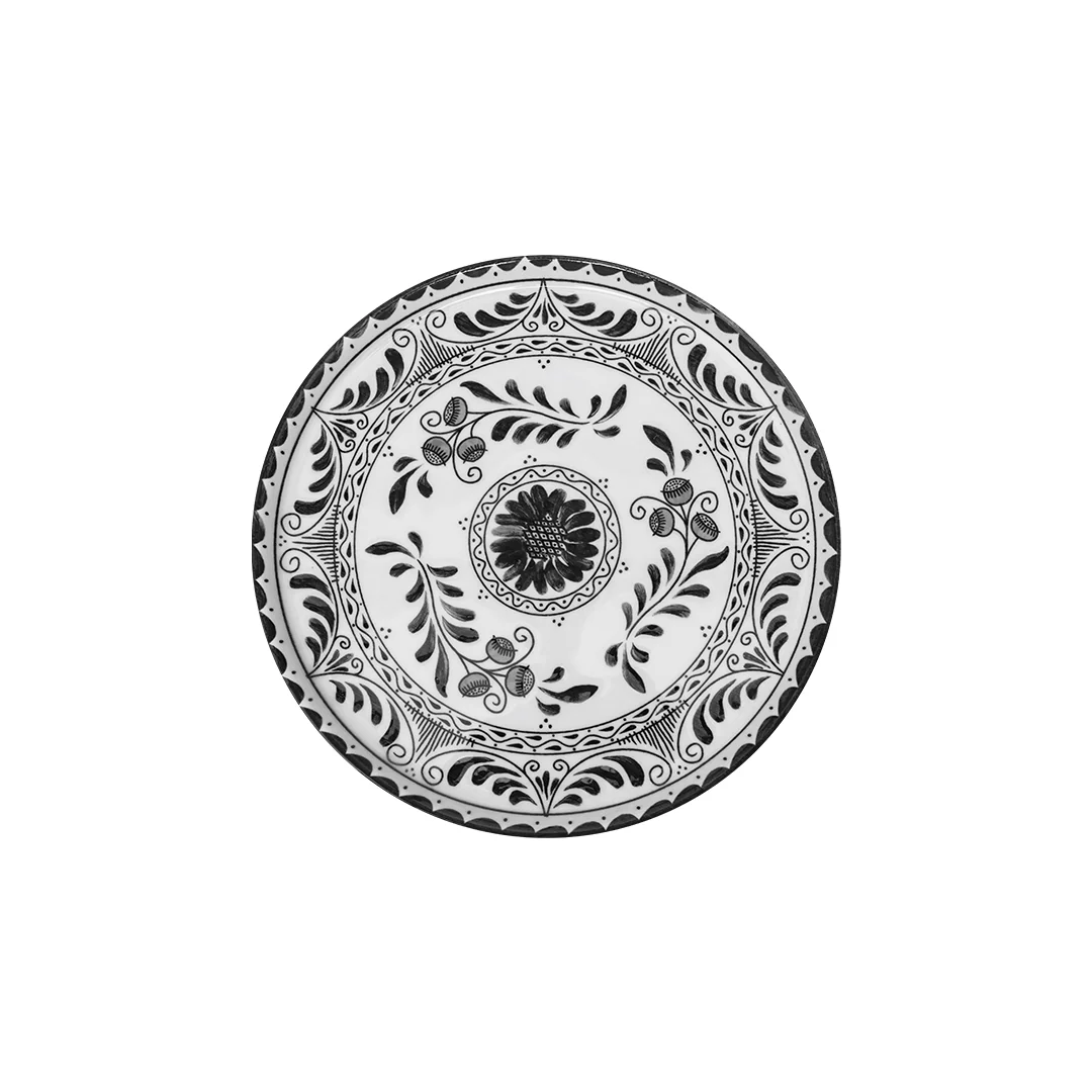Plato Trinche Plana 15 cm Negro | Motiva 2.0