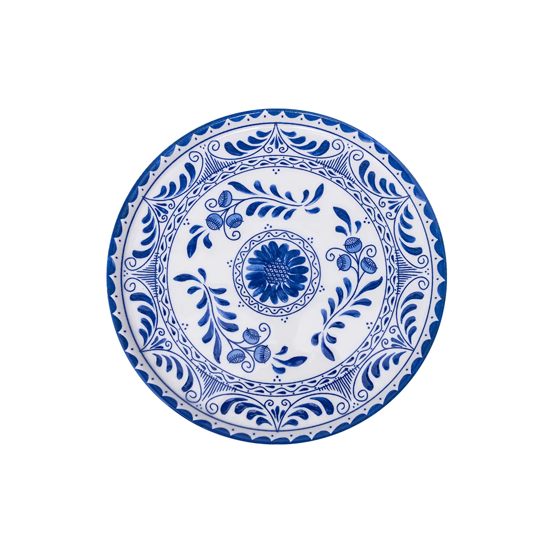 Plato Trinche Plana 19 cm Azul Cobalto | Motiva 2.0
