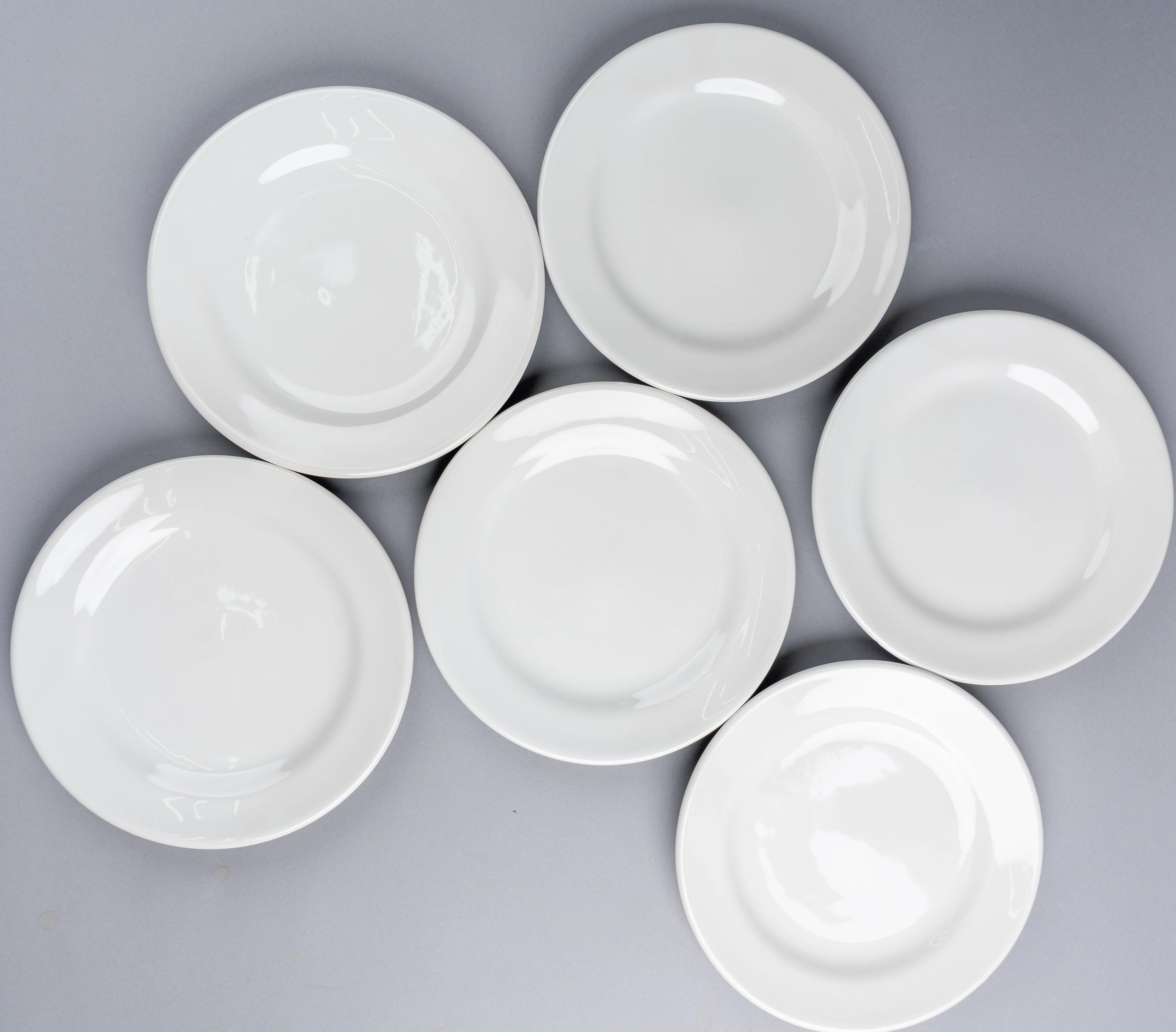 Set de 6 Platos Trinche 23cm | Blanco Polar - Image 3